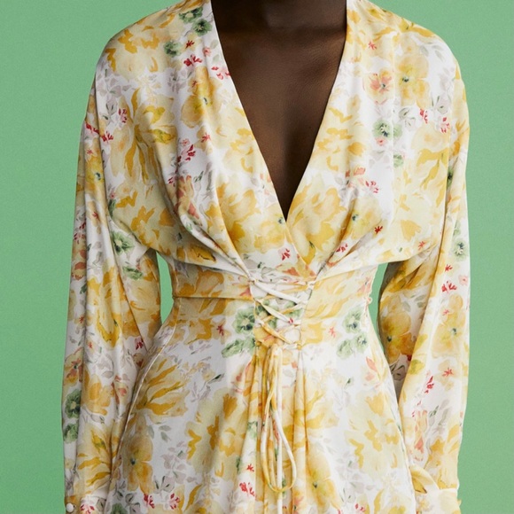 Zara Floral print dress - Blogger favorite - Picture 2 of 8